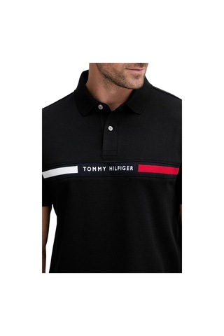 Tommy Hilfiger Erkek Polo Yaka T Shirt Mw0mw38130 Bds Siyah Siyah