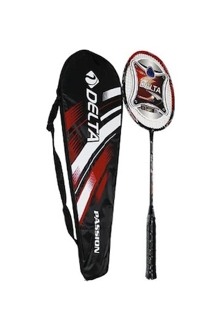 Delta Tek Parça Halinde Üretim Fiberglas Passion Badminton Raketi Ve Deluxe Badminton Çantası Seti