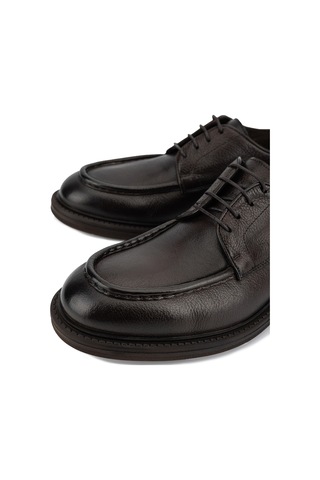 Tamer Tanca Erkek Hakiki Deri Casual Kahverengi Ayakkabı 1202 9270-3 Erk Ayk Sk26-27 Kahve Crst Wash