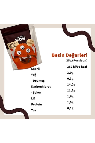 Rawberry Kids Kakaolu Şeker İlavesiz Toplar 8 x 50 G