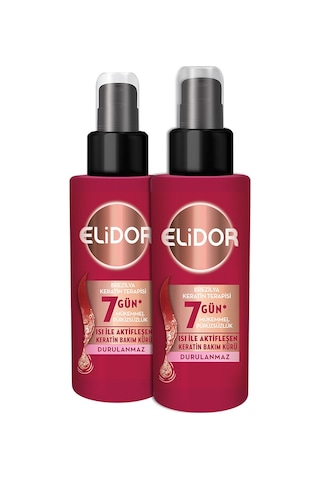 Elidor Isı İle Aktifleşen Keratin Bakım Kürü Durulanmaz 2 x 90 ML
