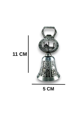 Sultanahmet Temalı Zilli Gazlı İçecek Açacağı Çelik Metal, Çan Şeklinde 11x5 CM 727615152