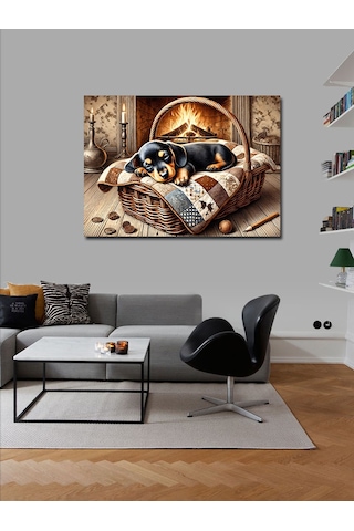 Kanvas Tablo Sıcak Yuva Köpeği