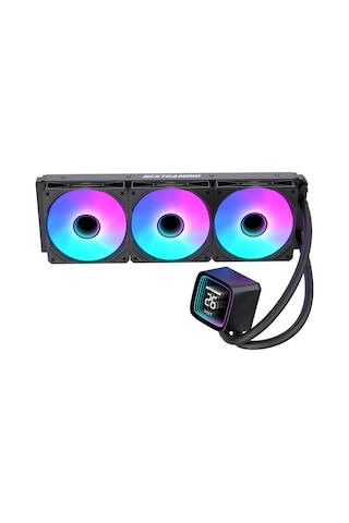 Ng-360c Nitro Cool 360mm Argb Fanlı Derece Göstergeli Sıvı Cpu Soğutucu Siyah