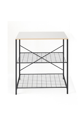 Çok Amaçlı Mutfak Rafı Bangosu Masa Geniş Beyaz 1440