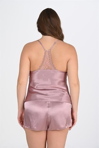 Primoda Aria's Closet Büyük Beden Vizon Şort Takımı Vizon