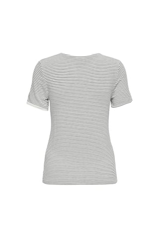Only Bayan T Shirt 15315406 Ekru-siyah