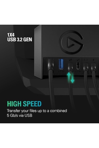 Elgato Usb Hub Stream Deck + Için, 2 Usb-c Bağlantı Noktası/2 U
