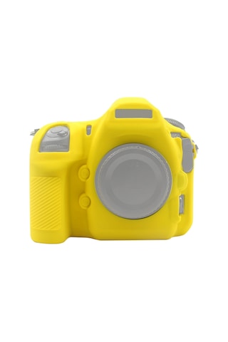 Nikon D850 İçin Puluz Yumuşak Silikon Koruyucu Kılıf Sarı
