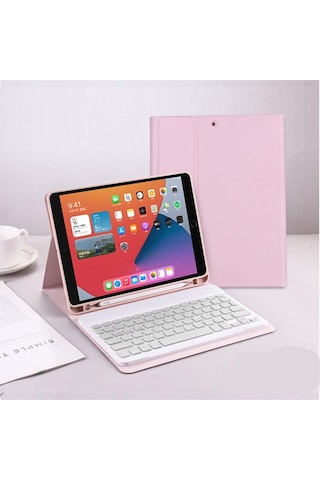 Samsung Galaxy Tab S6 Lite P610/p613 Tablet Uyumlu Bluetooth Klavyeli Kılıf Türkçe Klavye Kılıf