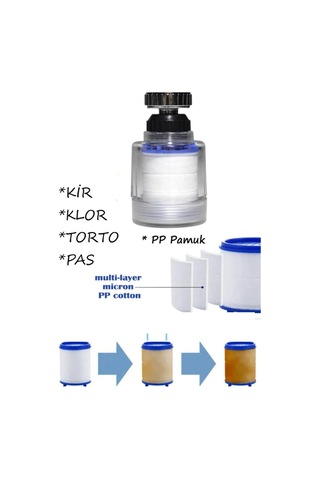 Hortumsuz Perlatör Filtreli-musluk Ucu Krom