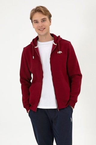 U.s. Polo Assn. Erkek Bordo Hırka Örme 50313755-vr014 Bordo