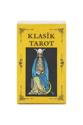 Klasik Tarot Destesi - Türkçe Kılavuz Kitapçıklı Tarot Seti 78 Kart - Rider Waite Tabanlı