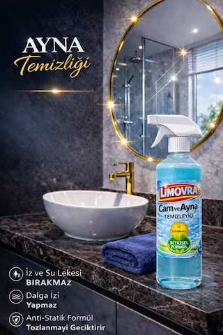 Cam & Parlak Yüzey 750ml - Bitkisel 4'lü
