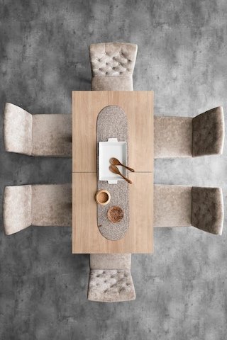 Koza Home Cesta El Yapımı Örgü Natural Runner 37x136 4008 Standart