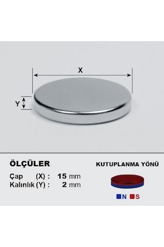 Far Temizleyici Neodyum Mıknatıs 5 Li Ultra Güçlü