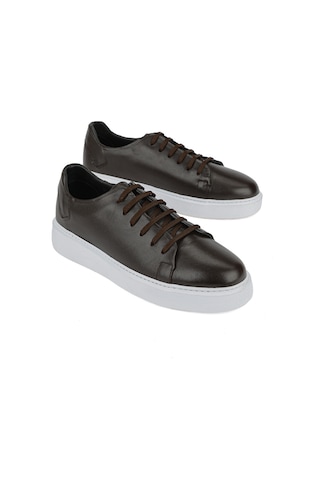 Ziya Erkek Hakiki Deri Sneaker 161423z514 Kahve 161423z514 300 40