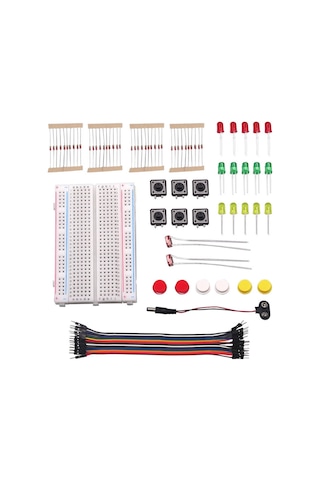 Elektronik Başlangıç Seti Arduino Starter Kit Breadboard Led