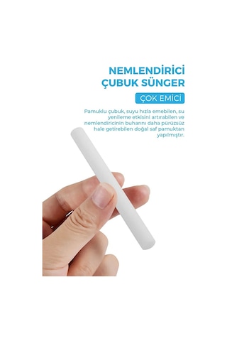 Hava Nemlendirici Buhar Makinesi Filtresi 5 Adet Universal - 0.8cm X 10cm