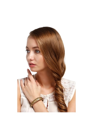 Tblk03148 Mitolojik Kabartmalı Metal Kelepçe Model Kadın Bilezik 3098-3168 Çok Renkli