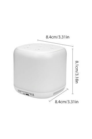 Gajeena Beyaz Gürültü Uyku Cihazı Çocuklar İçin 34 Ses 9 Işık Efekti 1800mah Pil 30-60-90 Dakika Zamanlayıcı Diğer