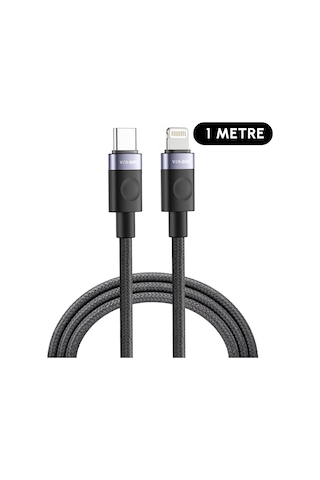 Ven-dens Vd-dcm04 Premium Lightning Hızlı Şarj Kablosu 27w - 3 Metre