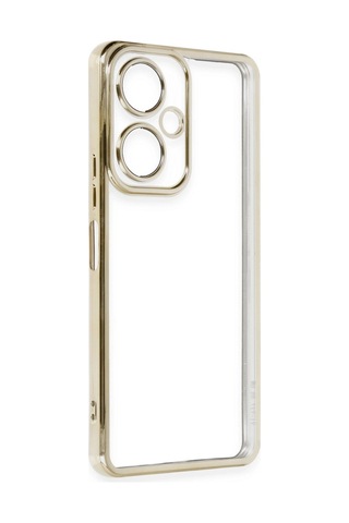 Vivo Y27 Kılıf Razer Lensli Silikon - Gold Altın