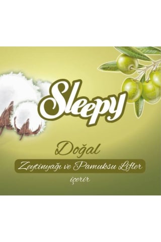 Sleepy Islak Mendil Zeytinyağlı 90 Lı X 6 Toplam 540 Adet Mendil Tekli