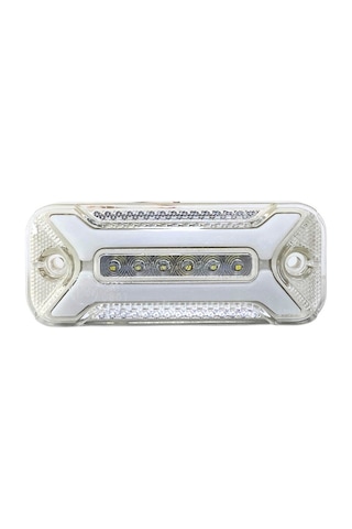 24v Yan Park Lambası Dorse Side Marker Beyaz 2 Fonksiyonlu Neon Ledli 113 46 Mm