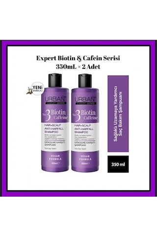 Urban Care Expert Biotin & Caffeine Dökülme Karşıtı Şampuan 2 x 350 ML
