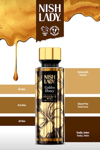 Nishlady Golden Honey Body Mist Vegan Vücut Spreyi 260 ML