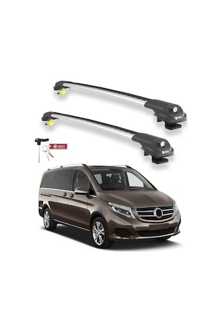 Turtle Mercedes-benz V-class W447 2015-2025 Ara Atkı Air1 Gri