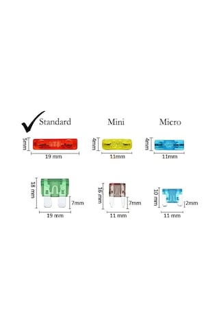 Standart Bıçak Sigorta Çoklayıcı Fuse Tap 1 Adet - Standart Bıçak Sigorta Çoklayıcı Fuse Tap 1 Adet