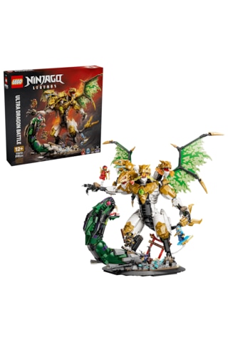LEGO® NINJAGO® Ultra Ejderha Savaşı 71872 - 12 Yaş ve Üzeri Çocuklar için Minifigür İçeren Oyuncak Yapım Seti (2178 Parça)