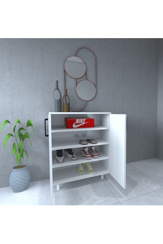 Stillmobilya %100 Mdf Çok Amaçlı Dolap Beyaz