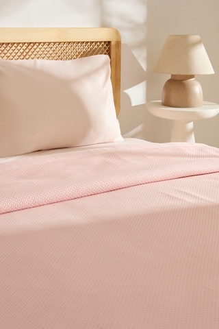 Kaşmir Home Nora %100 Pamuk Çift Kişilik Pike Rose Rose