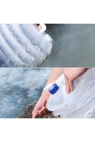 Akordiyon Bidon, Katlanır Bidon, Kamp Bidonu, Piknik Bidonu 10 Lt