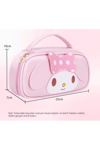 Hqgoodstore Yeni İlkokul Öğrencisi Yüksek Yüz Değeri Sevimli Karikatür Su Geçirmez Büyük Kapasiteli Kız Kalem Kutusu Mavi Yeşim Yugui Köpek-mavi