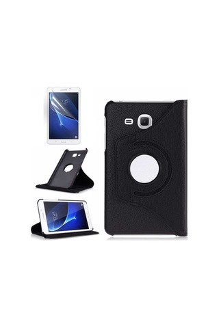 Galaxy Uyumlu Tab 4 T280 Zore Dönebilen Standlı Tablet Kılıfı