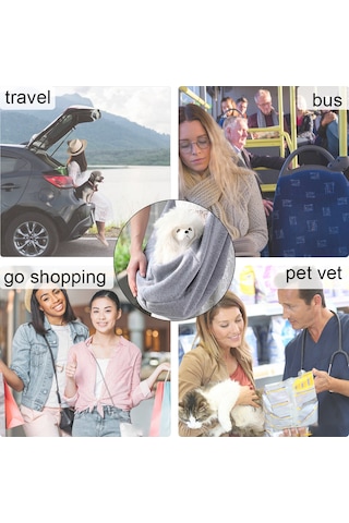 Vkemall Küçük Evcil Hayvanlar İçin Taşınabilir Askılı Çanta - 4 Kg'a Kadar Uygun, Güvenli Ve Konforlu Seyahat Pembe