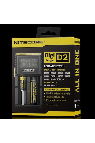 Nitecore D2 Pil Dolum Kiti (Digicharger) Çok Renkli