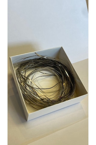 Metalik Gri Tel Kırma Teli, Tel Kırma, Hobi,gri,renkli,bartın Teli