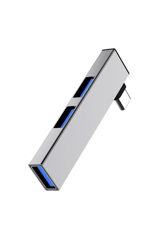 1460 Usb Type C 3.0 Hub 3 Portlu Çoklayıcı Çoğaltıcı Dönüştürücü Çevirici Adaptör Usb Type-c Erkek 1xusb