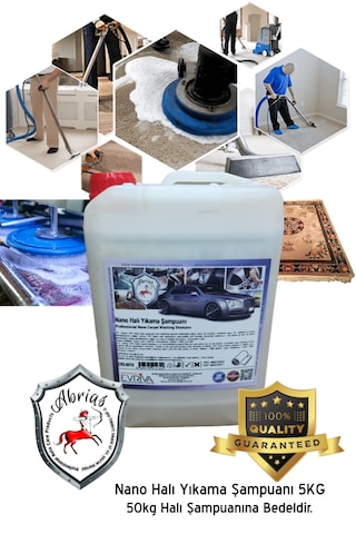 Abrias Nano Halı Yıkama Şampuanı 5 KG