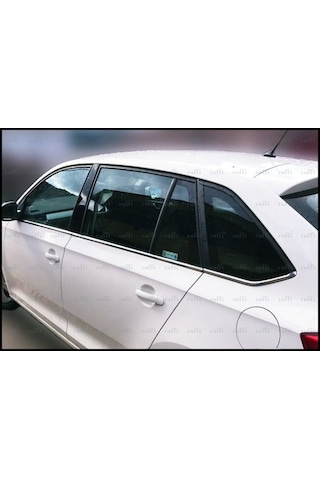 Ebal Otomotiv Skoda Rapid Spaceback Krom Cam Çıtası 8 prç.2013 ve üzeri P.Çelik