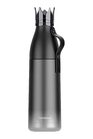 240/350 Ml Taşınabilir Açık Seyahat Termos Taç Isı Yalıtım Bardağı Şişe