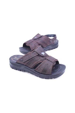 Polikamp 2843 Erkek Ortopedik Taban Günlük Terlik Sandalet 001