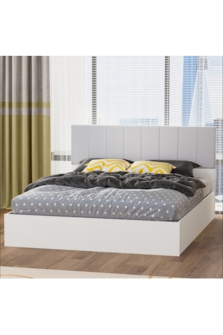 Garaj Home Doğa Çift Kişilik 160x200 Karyola - Beyaz Diğer