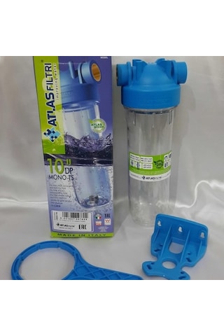 Atlas Daire Girişi Tekli Filtre Kabı 10'' Housıng 3/4
