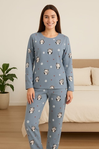Kadın Pijama Takımı Sude Gri